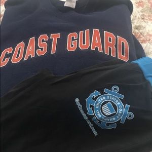Coast guard yoga pants/crew neck/bracelets